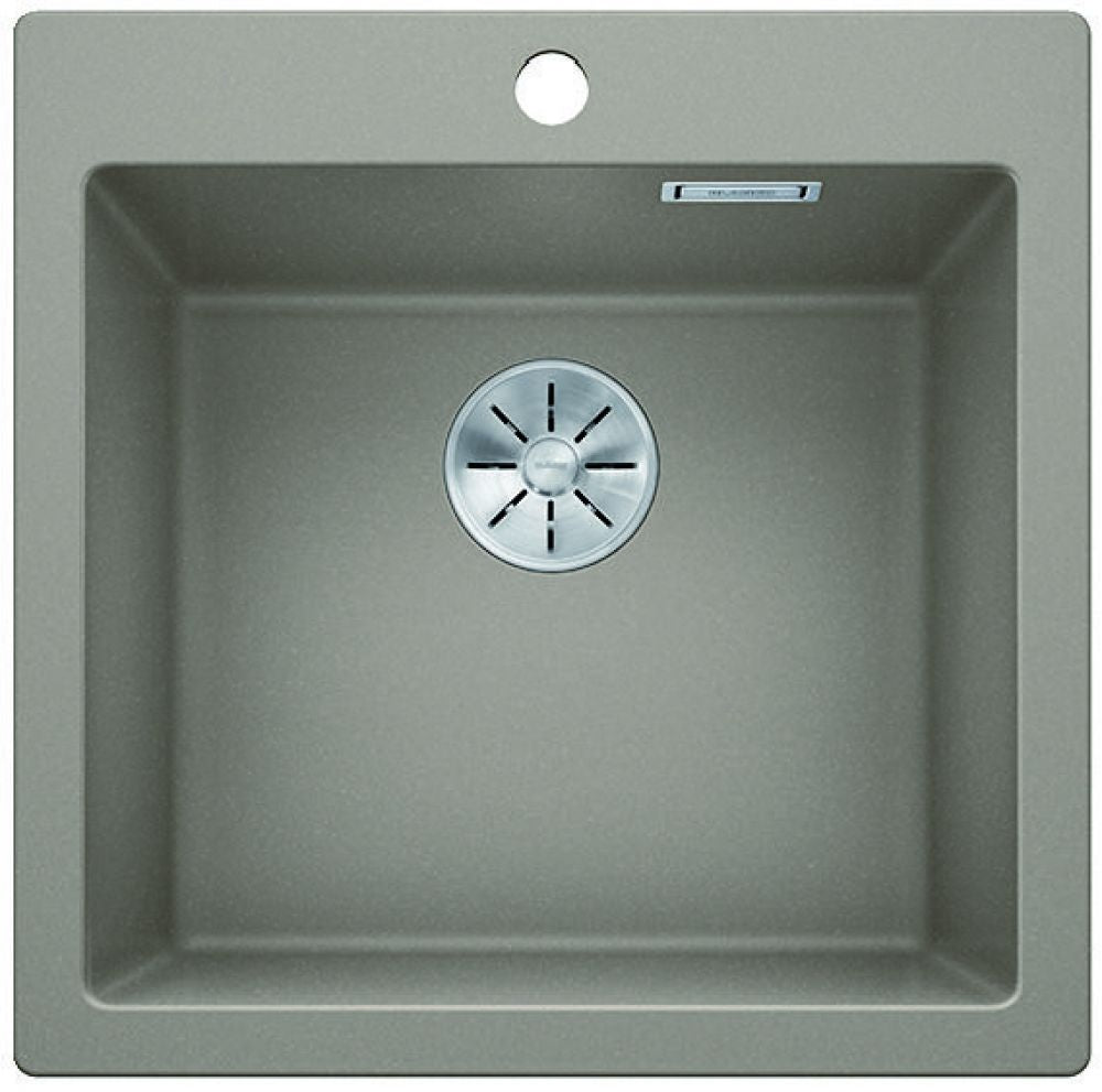 Chiuveta bucatarie Pleon 5 521675, silgranit Trufe, 515 x 510 mm, pe blat, Blanco